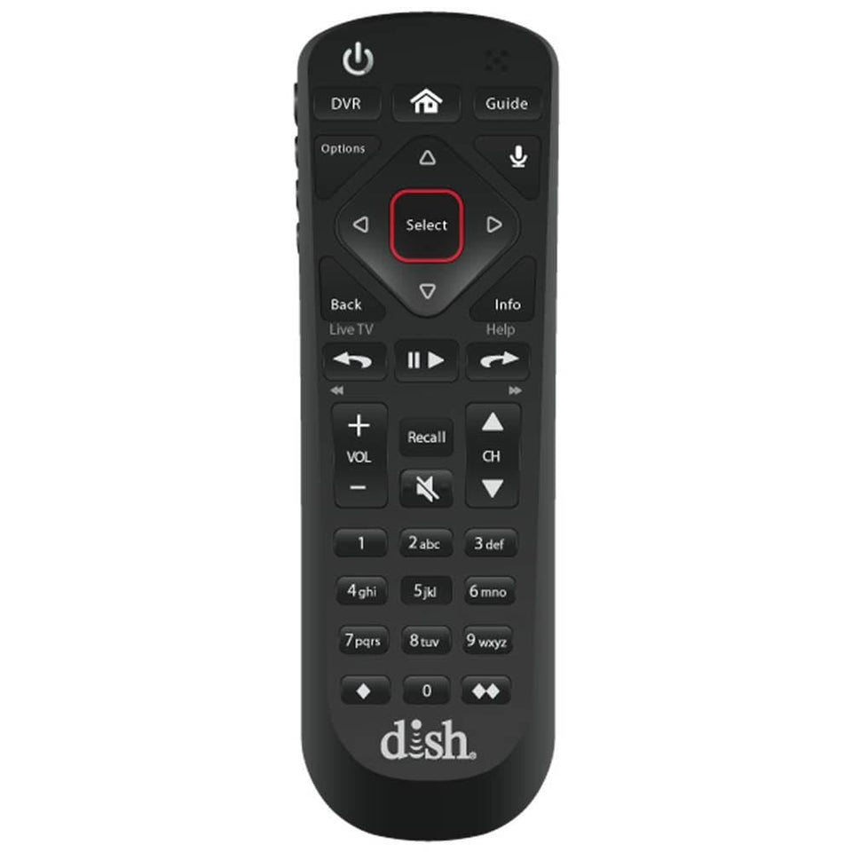 Pace International Seagate DN010312 remote for Dish Wally, front view with clearly labeled buttons.