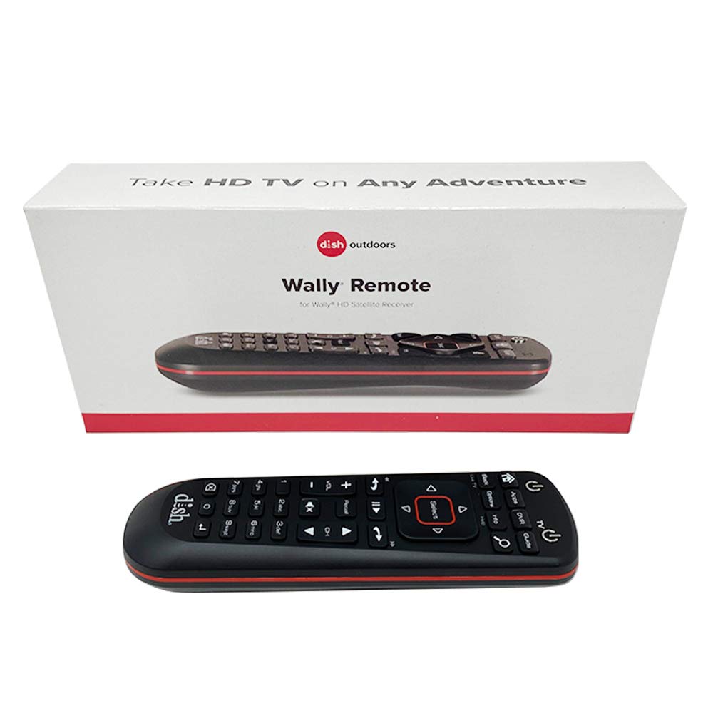 Pace International Seagate DN010312 remote for Dish Wally, side angle highlighting compact design.