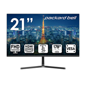 Packard Bell airFrame 21 front view shows crisp 1080p visuals for work and play