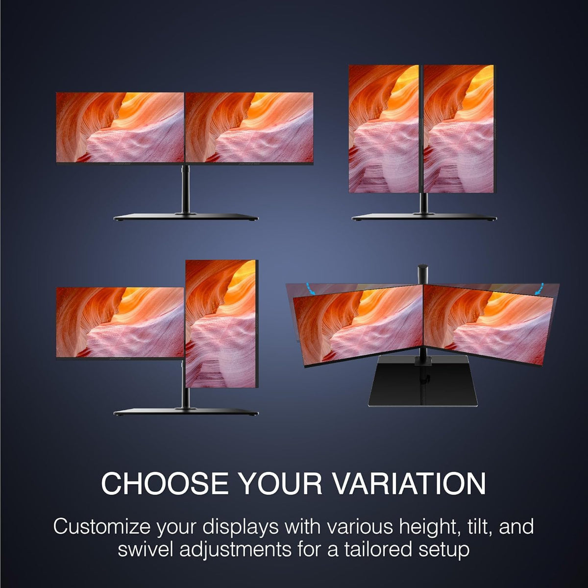 HDMI and VGA ports provide broad compatibility across devices and setups.