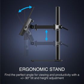 VESA-ready airFrame enables flexible mounting for ergonomic, space-saving layouts.