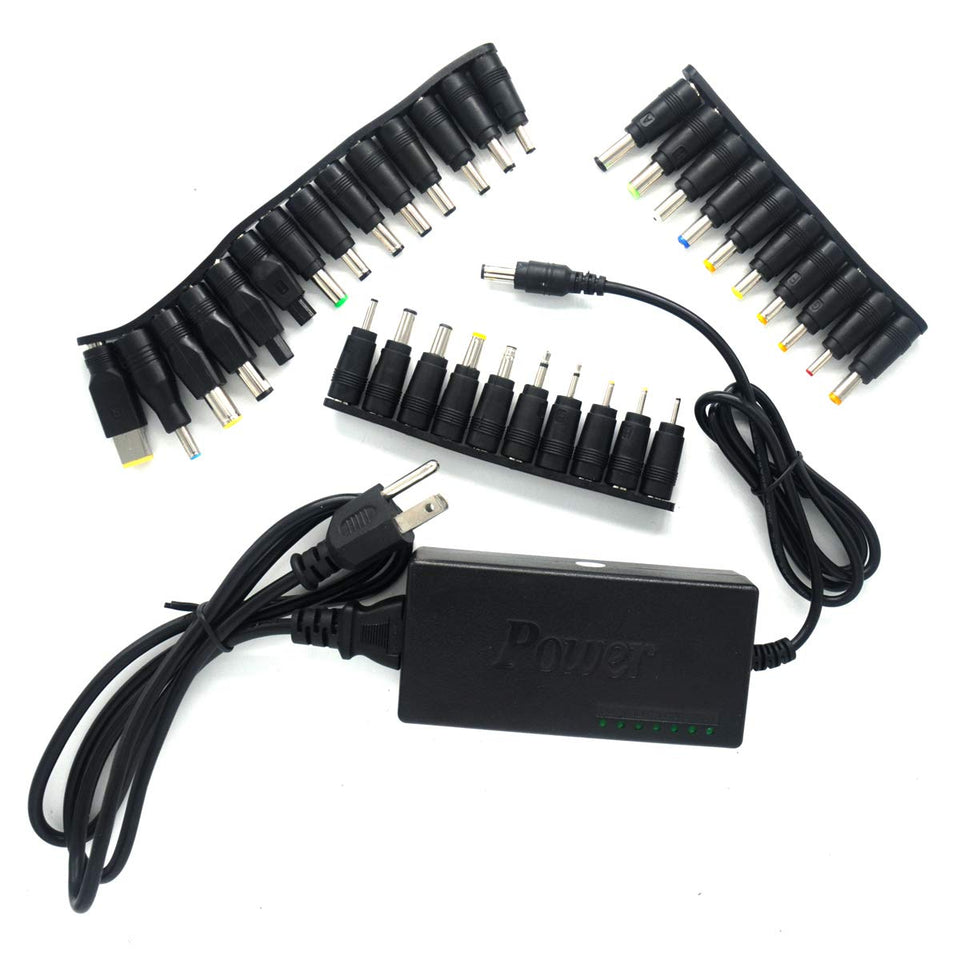 Padarsey universal adapter with 34 tips for broad notebook compatibility