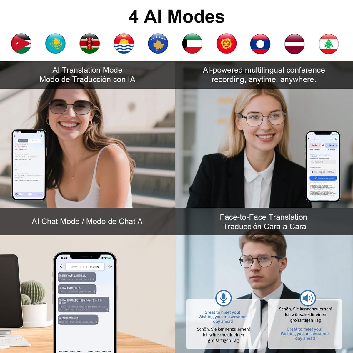 Padom AI smart glasses enable AI tools like image generation.