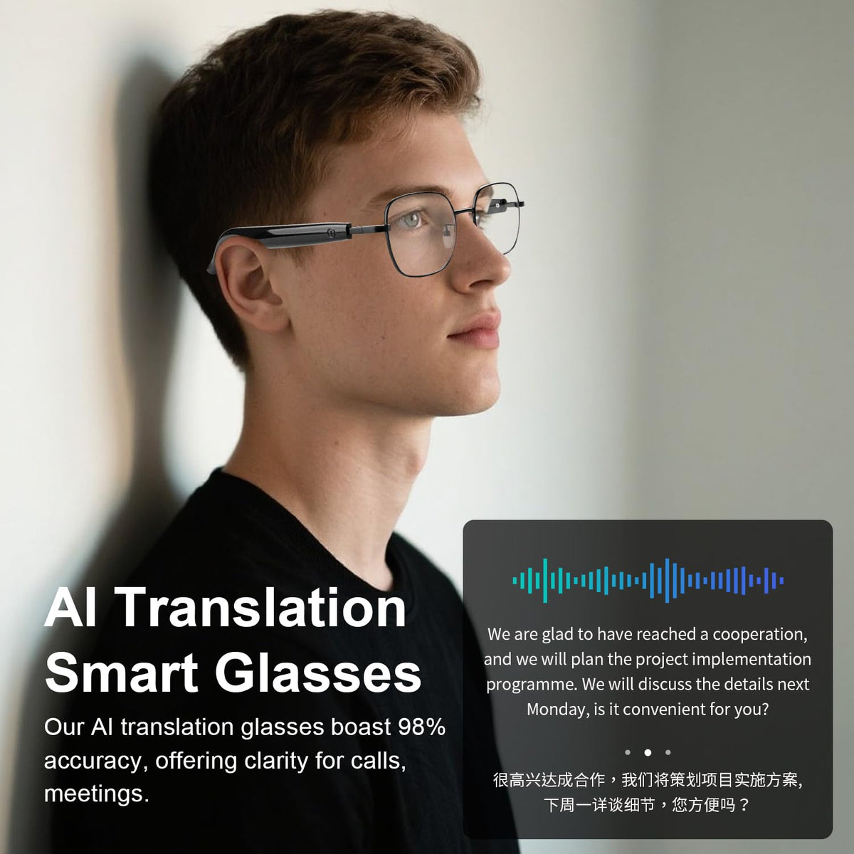 Padom AI smart glasses sport IP54 durability for daily wear.