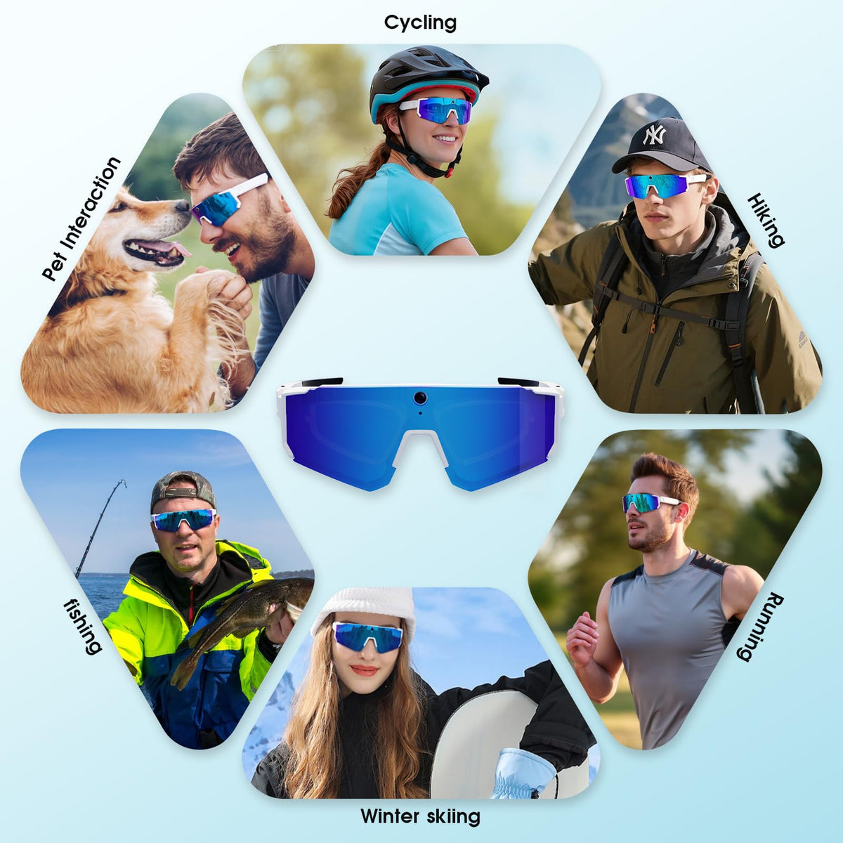 Padom IP54 outdoor glasses resist dust and splashes