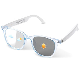 padom front view blue frame showcasing sleek design and visibility benefit