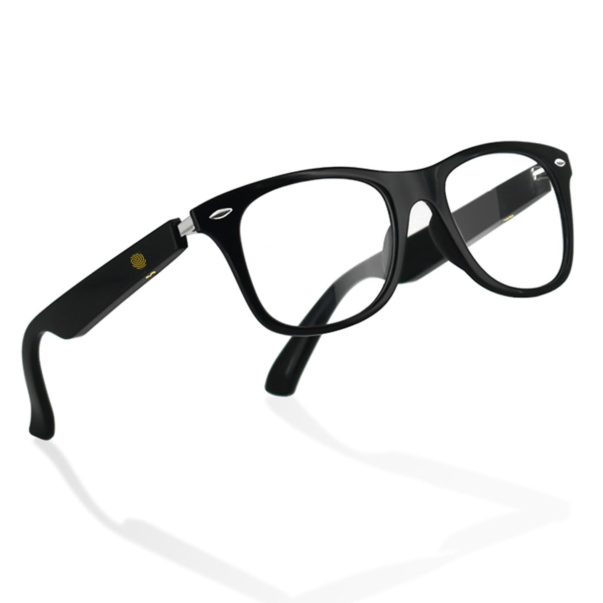 padom front view of glasses showing sleek frame and comfortable fit