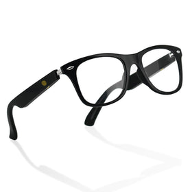 padom front view of glasses showing sleek frame and comfortable fit