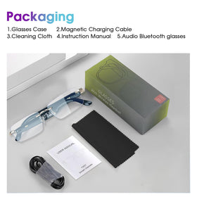 padom lifestyle commute scene showing glasses delivering audio and translation safely