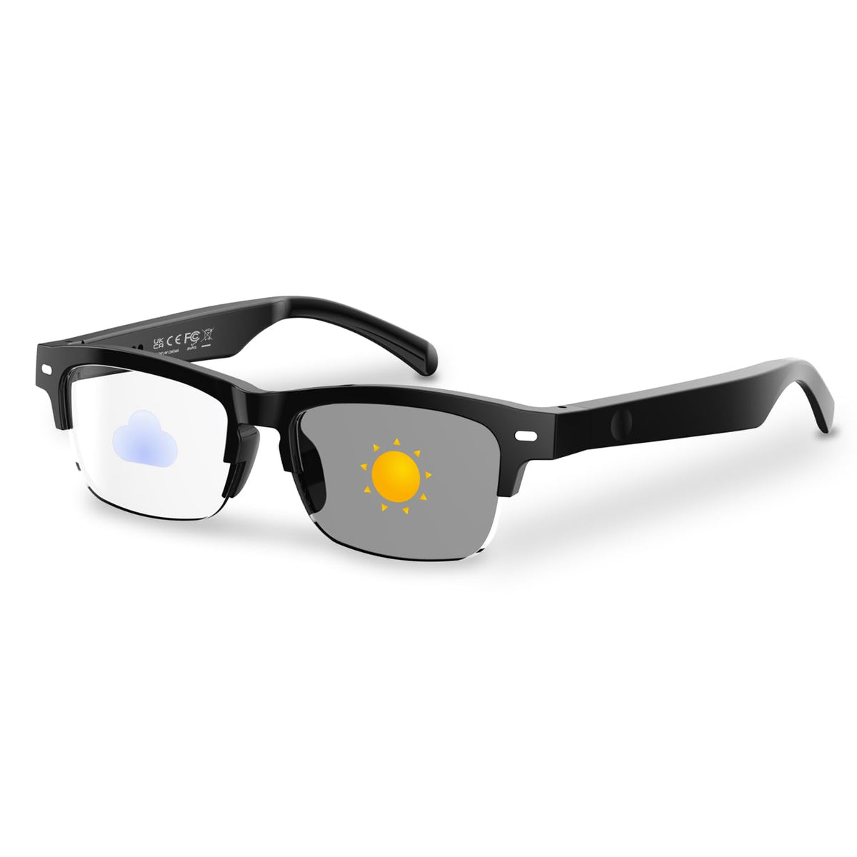 Padom Smart Glasses open-ear sound for hands-free calls and on-the-go listening