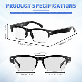 Padom Smart Glasses travel-ready styling complements work or leisure outfits