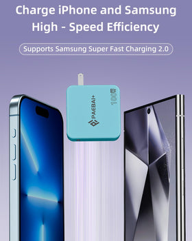 PAEBAI+ 240W USB-C to USB-C cable with Emark chip and nylon braiding.