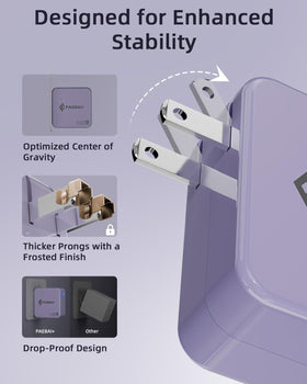 PAEBAI+ 6.6 ft braided USB-C cable included
