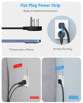 PAEWOK 7-in-1 USB ports close-up showing USB-A and USB-C charging