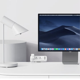 PAEWOK desk setup keeps cables neat and workspace organized.