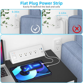 PAEWOK mounted under desk using adhesive pads for tidy cable management benefit