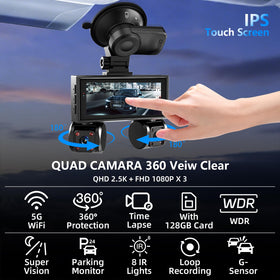Pahaa W3 front camera 2.5K QHD delivers crisp daytime footage