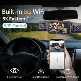 Pahaa W5N G-sensor and parking mode for protected clips when parked.
