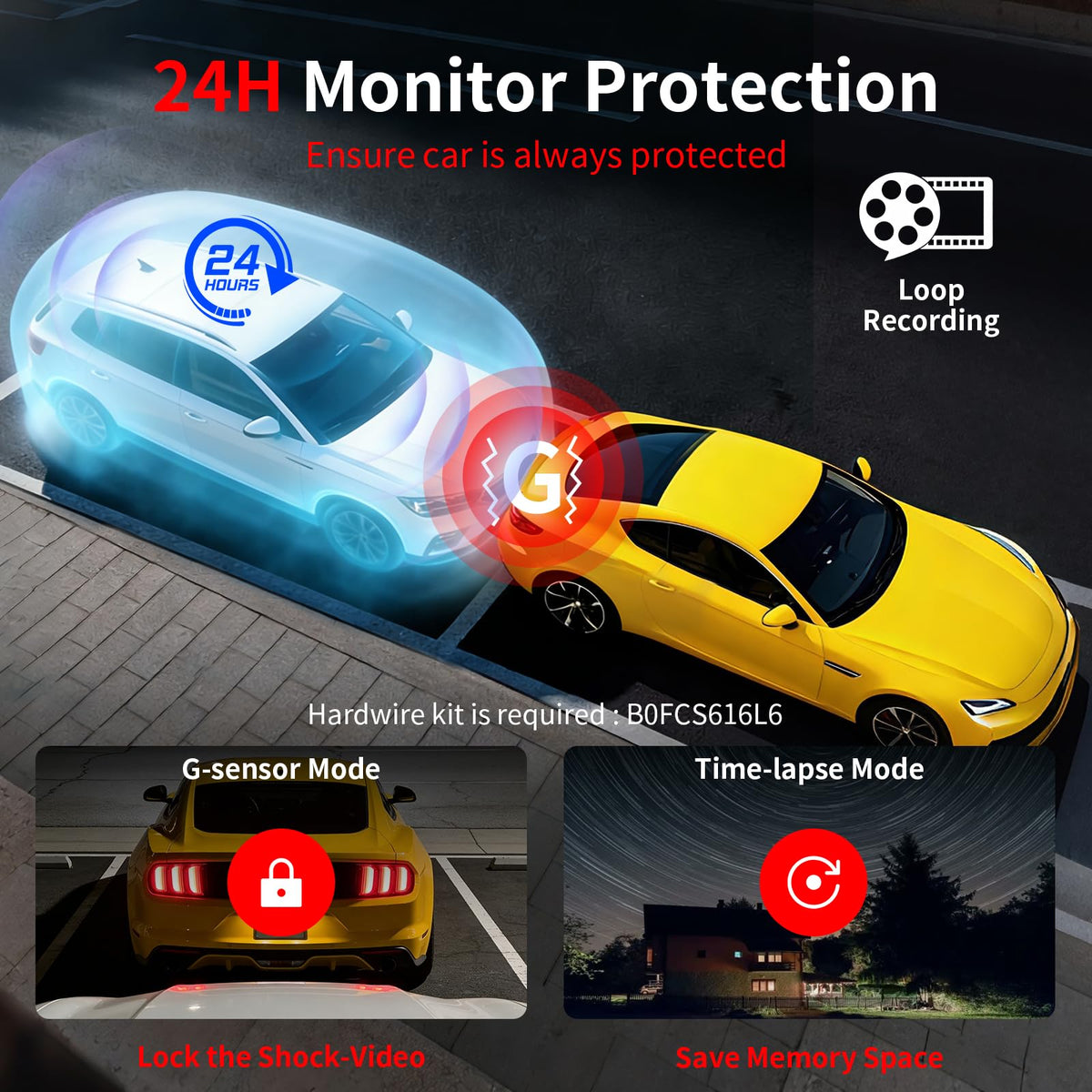pahaa 64GB card and accessories included for instant recording setup