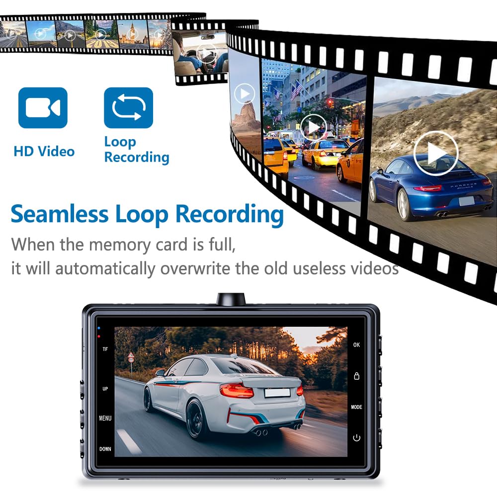 pahaa dash cam installed in car lifestyle shot showing real-world use