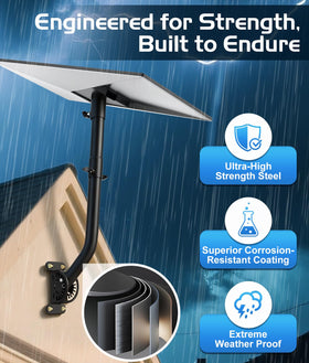 PAHTTO wall under-eave installation showing secure base and versatile mounting options