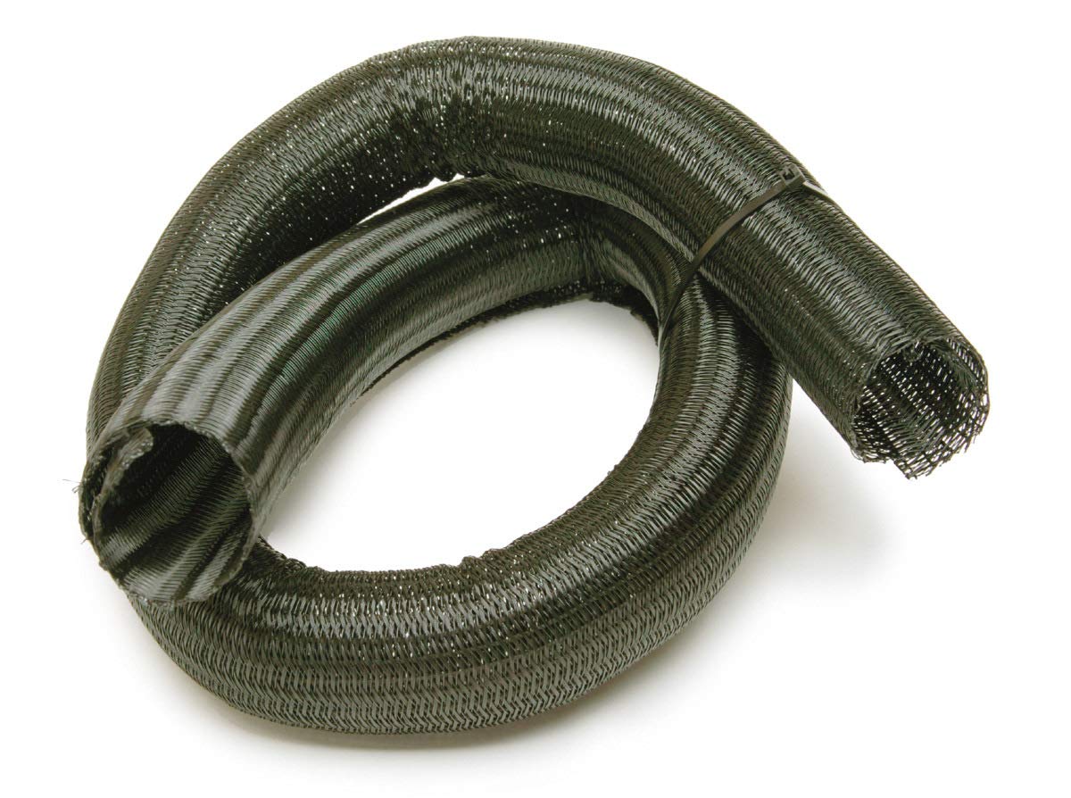 Painless PowerBraid split braided sleeving protects wires from abrasion and heat