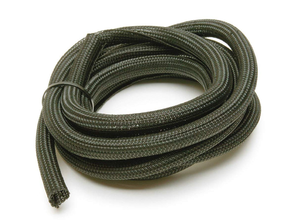 Painless PowerBraid split sleeving in black protects wire bundles from abrasion and heat.