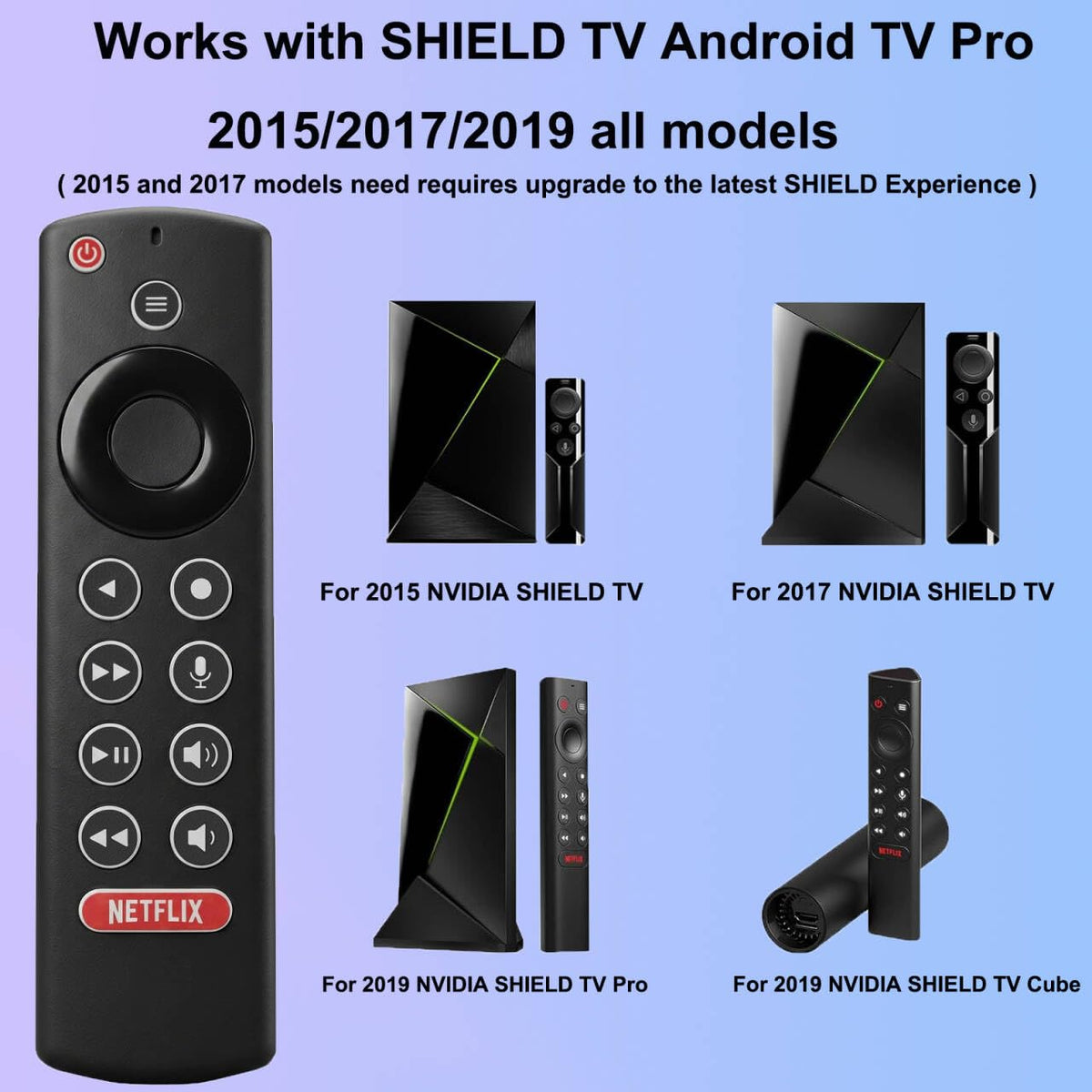 Pairtty remote with illuminated buttons shown in low light for easy use.