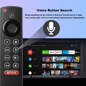 Voice search with Pairtty remote for NVIDIA SHIELD TV, quick content access.