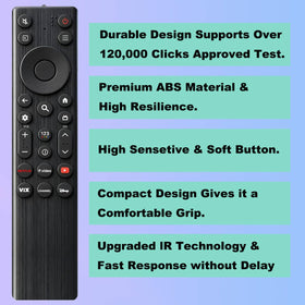 Pairtty TCL Google TV Remote range up to 30 feet for flexible viewing