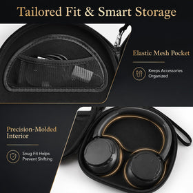 PAIYULE interior pocket stores cables and adapters neatly