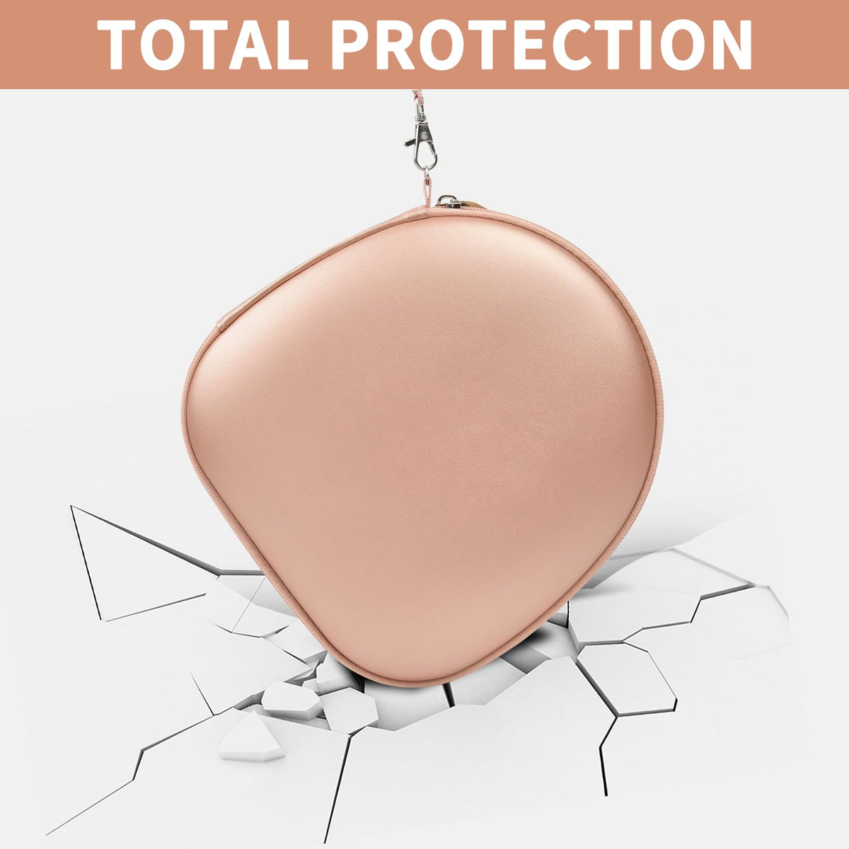 PAIYULE headphone case durable fabric protects against dust and scratches