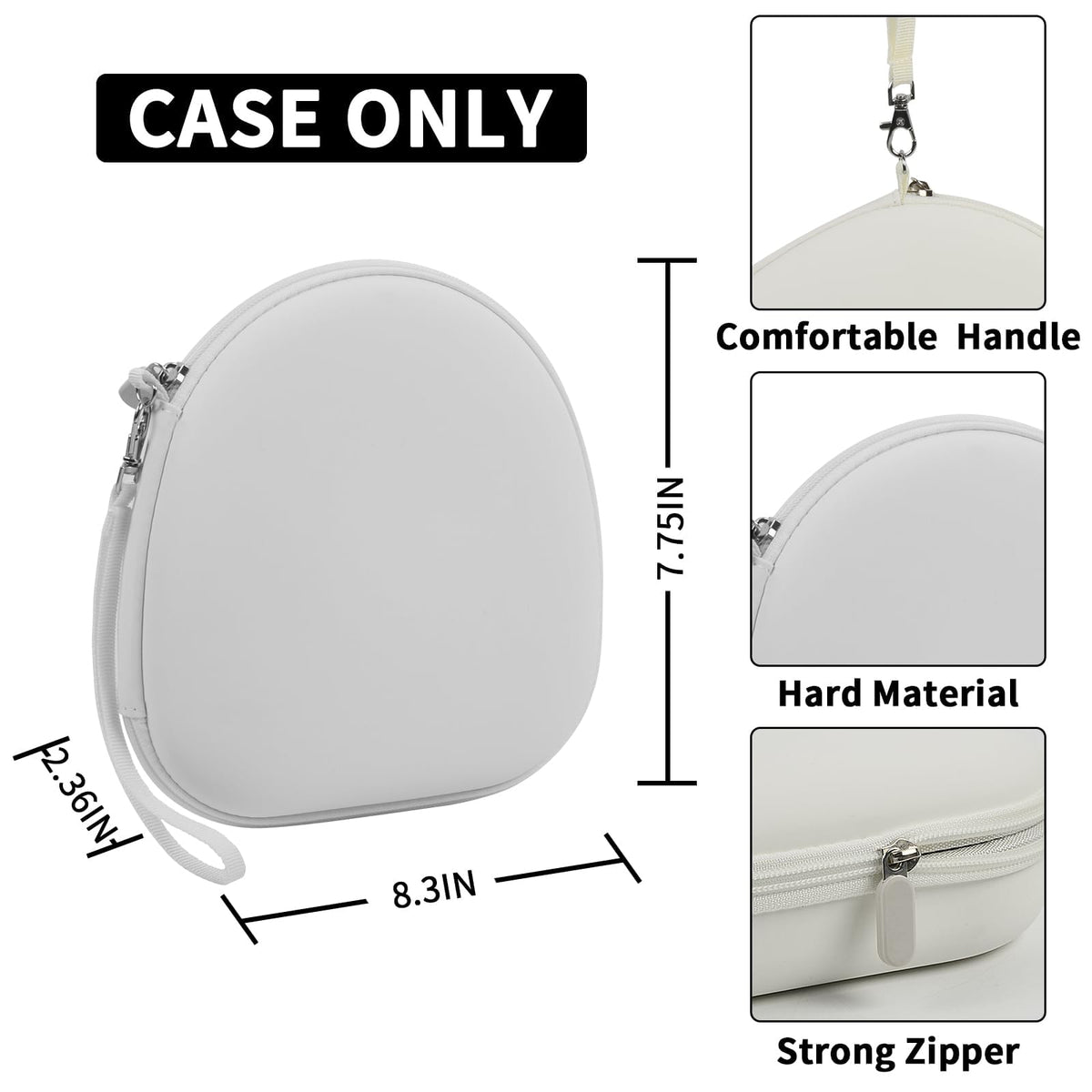 PAIYULE durable fabric with rigid frame shields headphones from dust and impact