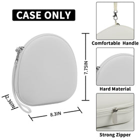 PAIYULE durable fabric with rigid frame shields headphones from dust and impact