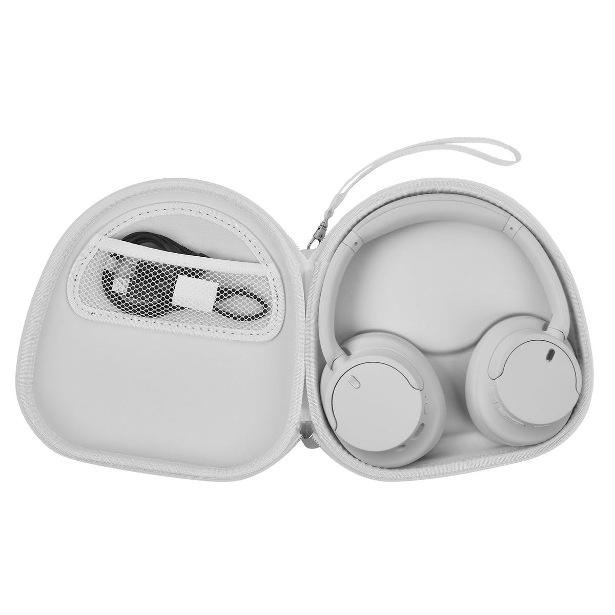 PAIYULE headphone case exterior protects headphones during travel