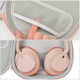 PAIYULE headphone case interior pocket keeps cables organized
