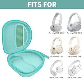 PAIYULE headphone case interior molded cavity secures each headphone