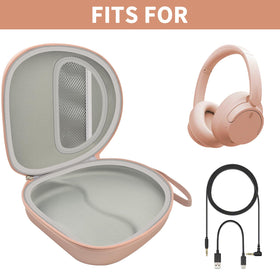 PAIYULE headphone case interior molded cavity securely fits headphones