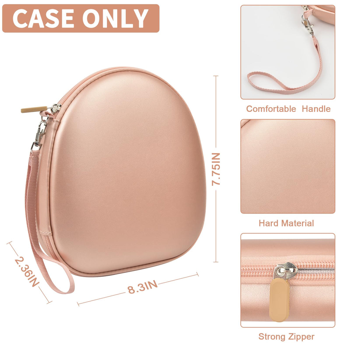 PAIYULE headphone case premium zipper for smooth access