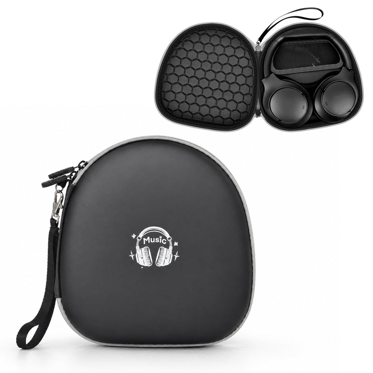 PAIYULE headphone case for Sony WH-CH720N with secure inner grooves and protective shell.