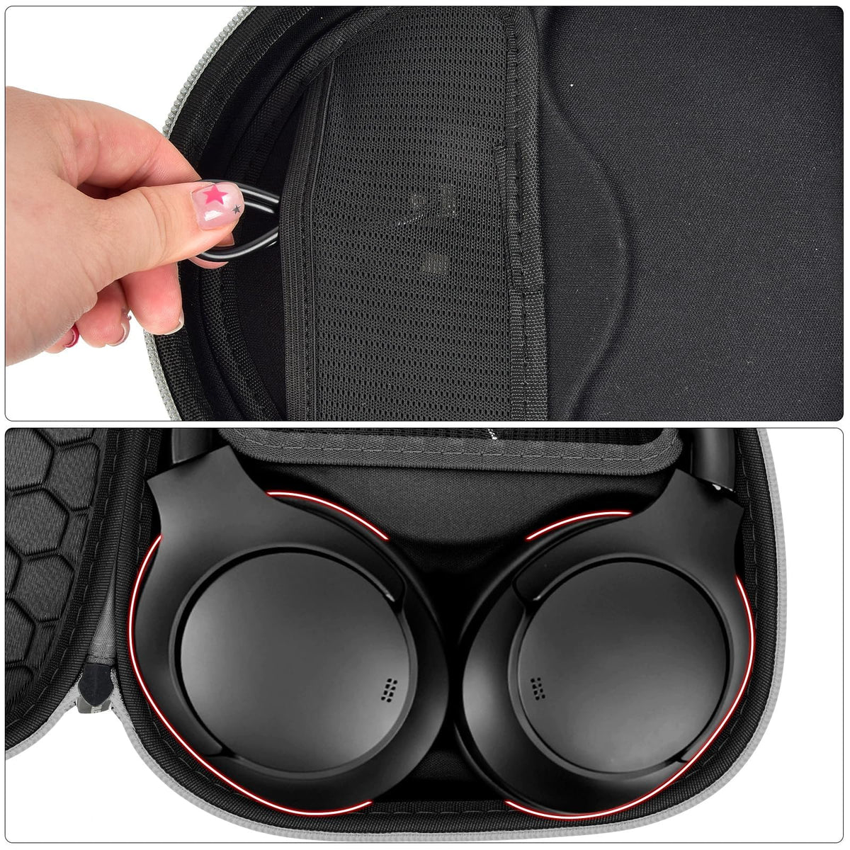PAIYULE protective case for Sony XM4, guarding against dust and minor impacts.