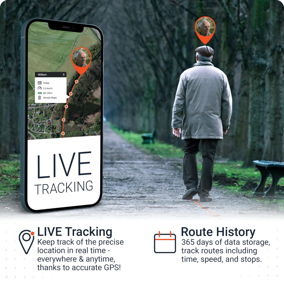 PAJ GPS side profile highlighting slim design and discreet protection