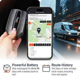 PAJ GPS battery indicator showing remaining power for long-lasting monitoring