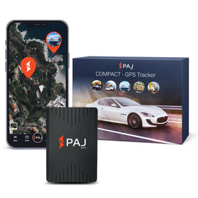 PAJ GPS compact finder 4G front view showing compact secure design and easy concealment