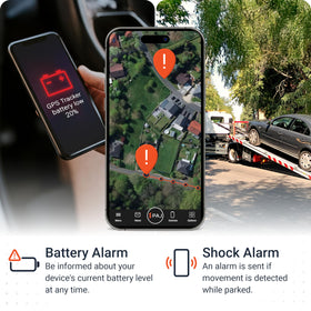 PAJ GPS mounted under car chassis demonstrating hidden theft protection