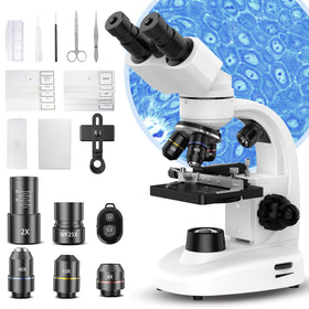 PalliPartners compound binocular microscope eyepieces deliver a sharp image for study and exploration.