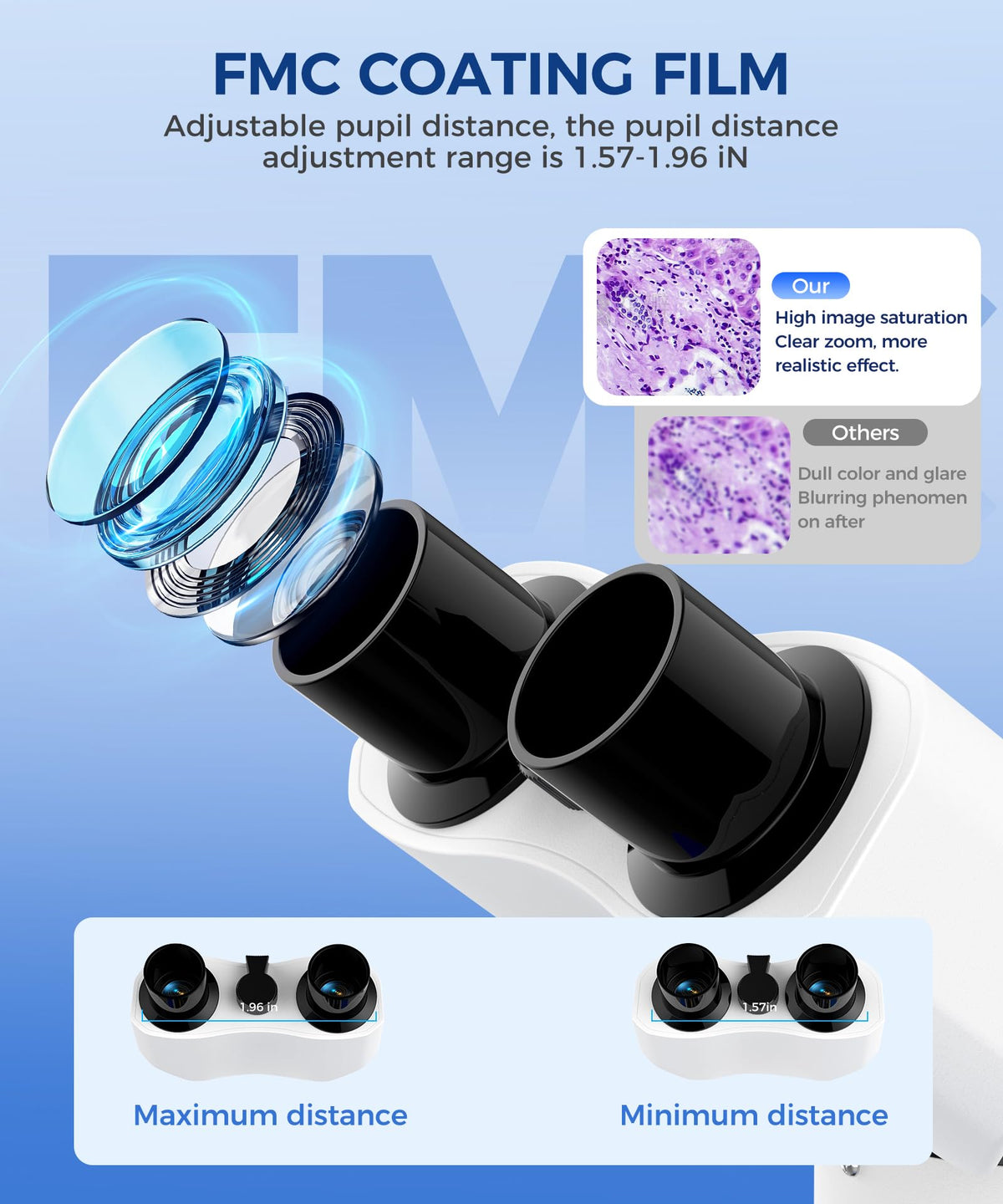PalliPartners coaxial focusing delivers smooth, accurate focus for detailed examination.