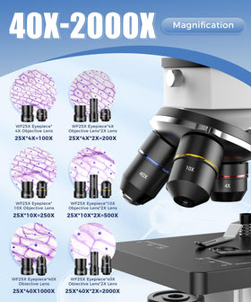 PalliPartners compound microscope phone adapter for quick specimen photos.