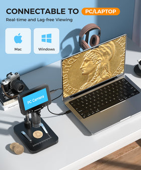 PalliPartners mounted on metal stand, stable hands-free imaging benefit
