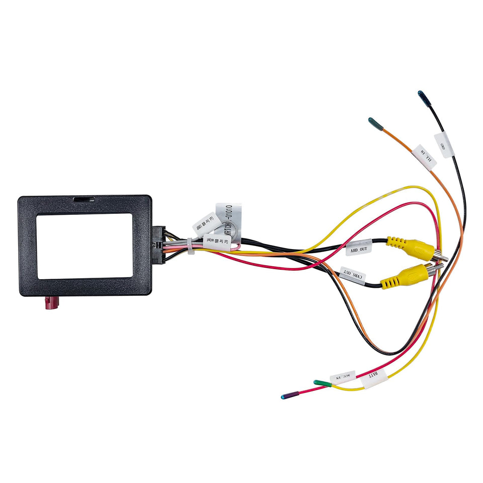 PALYXIU rearview camera adapter for Jeep Wrangler JL/JT—plug-and-play with factory system